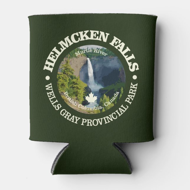 Helmcken Falls (rd) Can Cooler (Front)