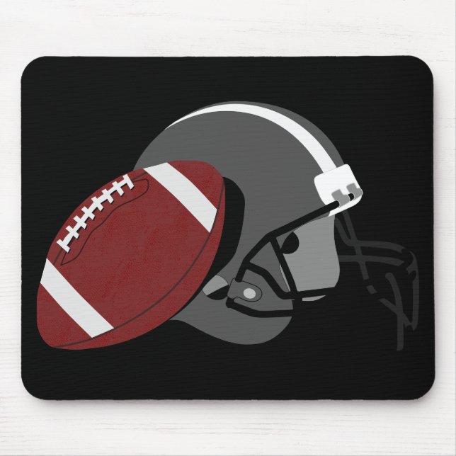 Helmet and ball for American football Mouse Pad (Front)