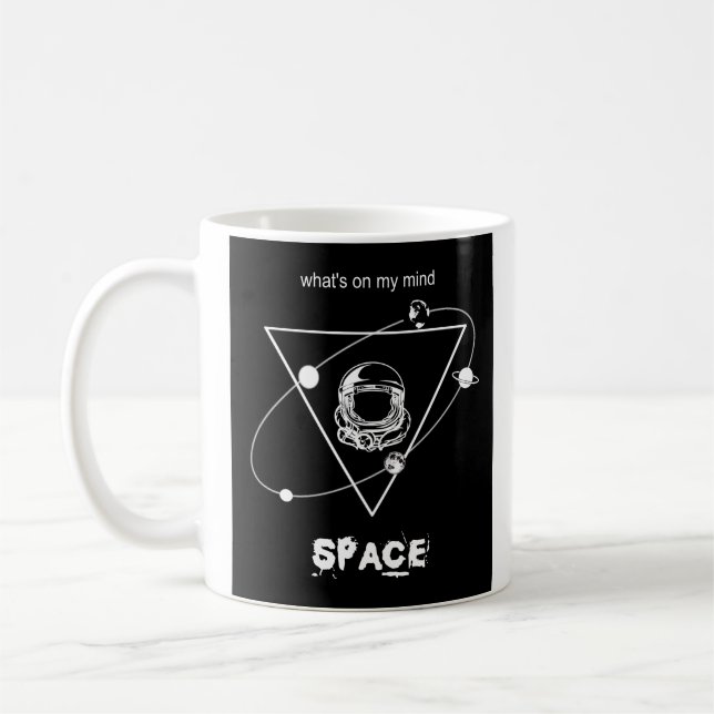 helmet astronaut coffee mug (Left)