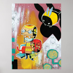 Helmet Boy Print/Poster Poster