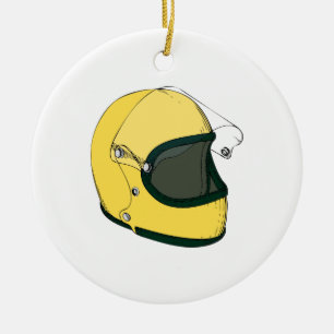 Helmet Ceramic Tree Decoration