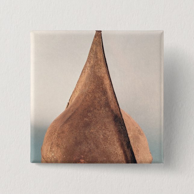 Helmet, from Bernieres d'Ailly 15 Cm Square Badge (Front)