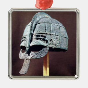 Helmet, from the Vendel Treasure Metal Tree Decoration
