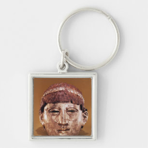 Helmet in two parts key ring