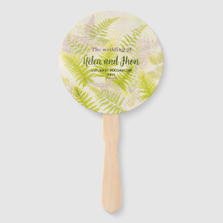 Helmet leaves hand fan