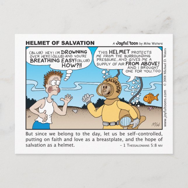 Helmet of Salvation postcard (Front)