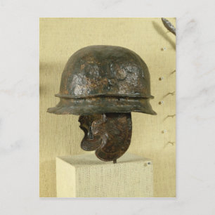 Helmet with cheek guards, from Alesia, Tene III Postcard