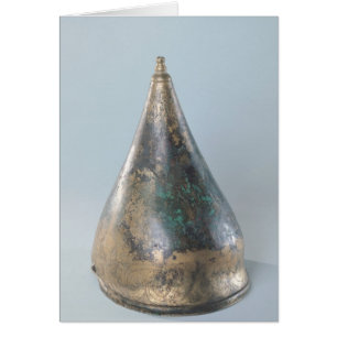 Helmet with incised decoration