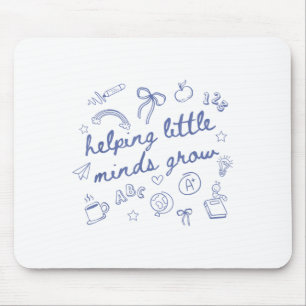 Helng Little Minds Grow Cute New Teacher Creative Mouse Pad