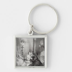 Heloise and Abelard Key Ring