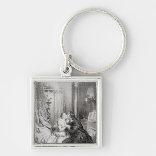 Heloise and Abelard Key Ring (Front)