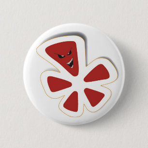 help 6 cm round badge
