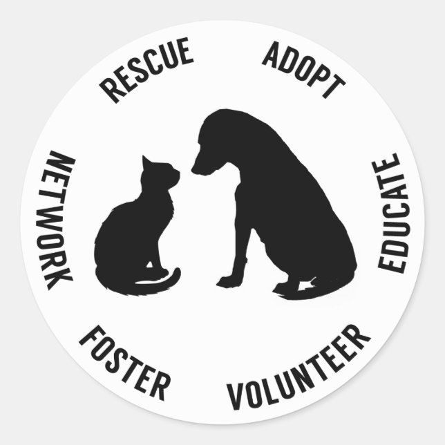 Help Animals Sticker (Front)