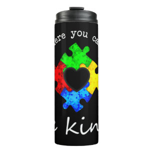 Help bring attention to autism awareness and accep thermal tumbler