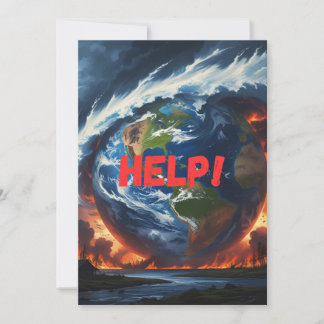 Help! – Earth in Crisis Holiday Card