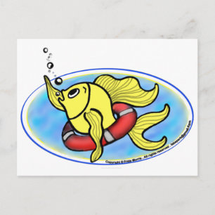 Help Fish Postcard