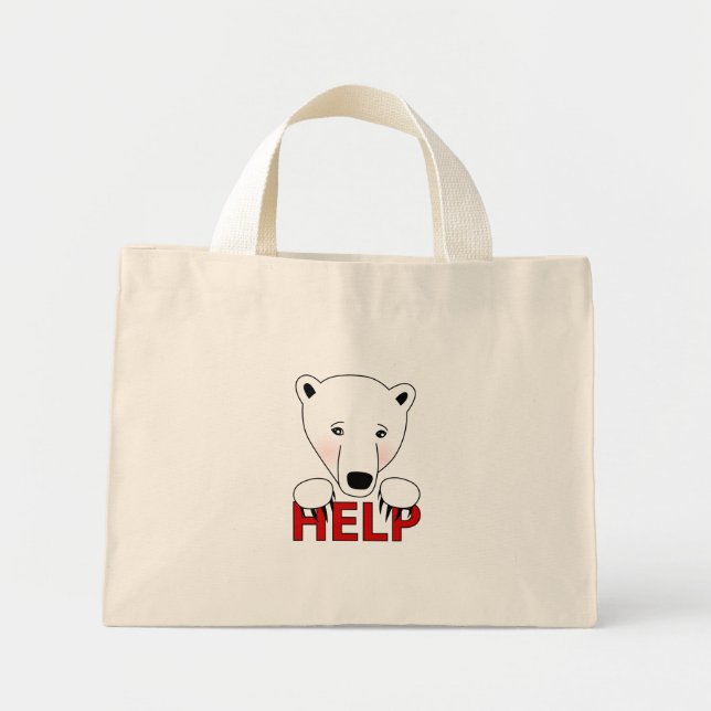 Help for Polar Bear Bag (Front)