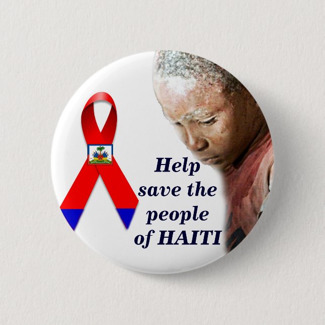 Help Haiti_ Button (Front)