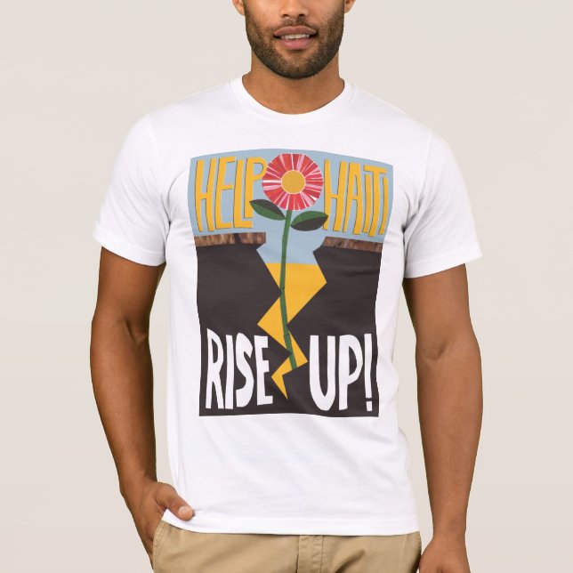 HELP HAITI RISE UP! T-Shirt (Front)