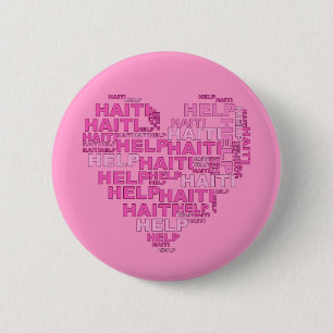 Help Haiti T shirt and Apparel 6 Cm Round Badge