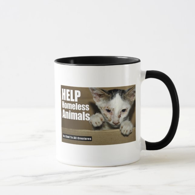 Help Homeless Animal Mug (Right)
