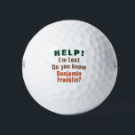 Help I Lost | Funny personalised customisable Name Golf Balls<br><div class="desc">Funny Sayings Personalised gifts with a customisable personal name in the form of golf balls.
Fun golf balls,  we can customise golf balls with any of your name or monogram.</div>
