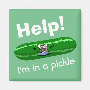 Help I'm in a Pickle Magnet