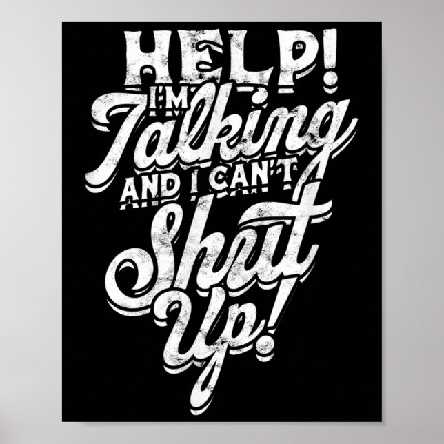 Help! I'm Talking And I Can't Shut Up! - Help And  Poster (Front)