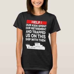 Help I'm Trapped on This Ship Matching Family T-Shirt