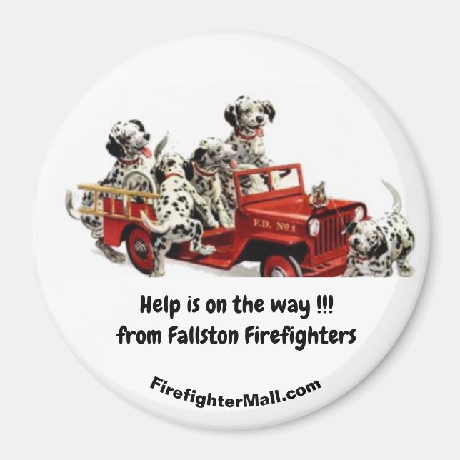Help is on the way !!!  magnet (Front)