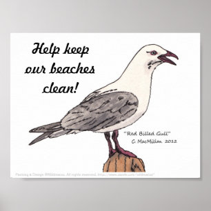 Help keep our beaches clean! poster