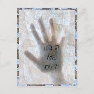 Help Me Out Customisable  Postcard