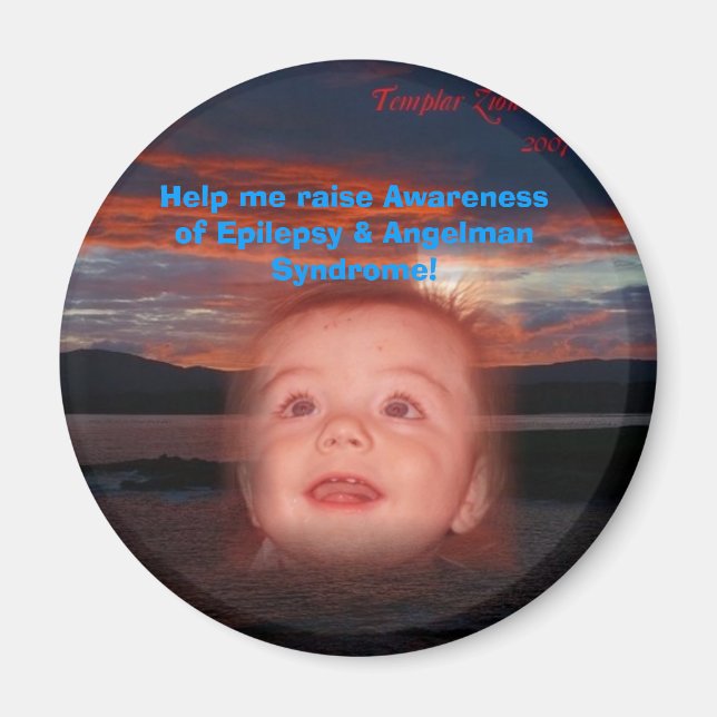 Help me raise Awareness! Magnet (Front)