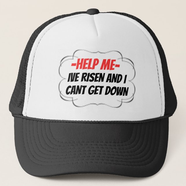 Help Me  Trucker Hat (Front)