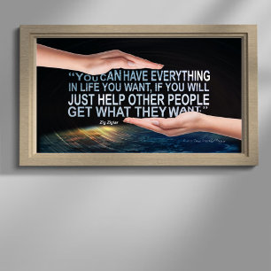 Help Others – Inspiring Generosity & Success Poster