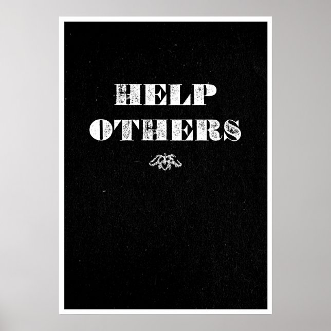 Help Others Poster (Front)