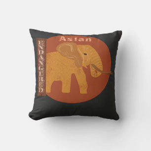 Help Save Elephants Cushion