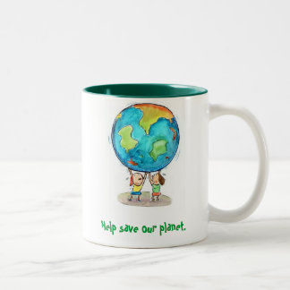 Help save our planet. Mug