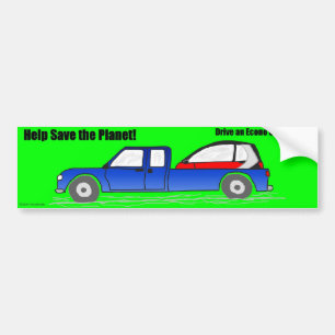 Help save the planet bumper sticker