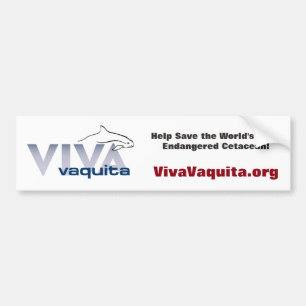 Help Save the Vaquita! Bumper Sticker