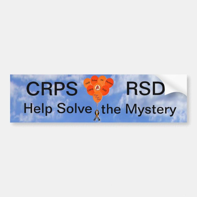 Help Solve the Mystery Balloons Bumper Sticker (Front)