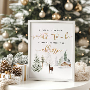 Help the Busy Parents Address an Envelope Poster