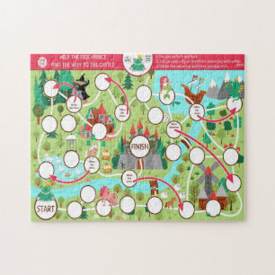Help The Frog Prince Get To The Castle Game Kids  Jigsaw Puzzle