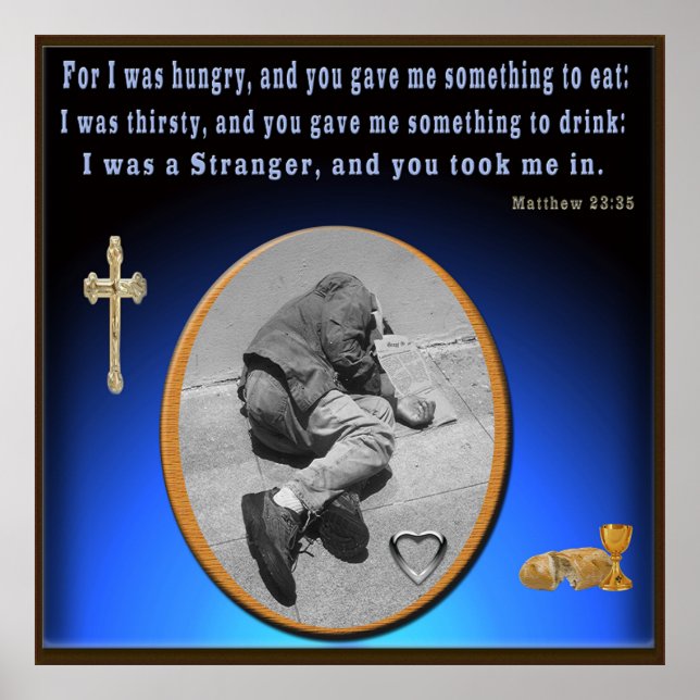 Help the homeless poster (Front)