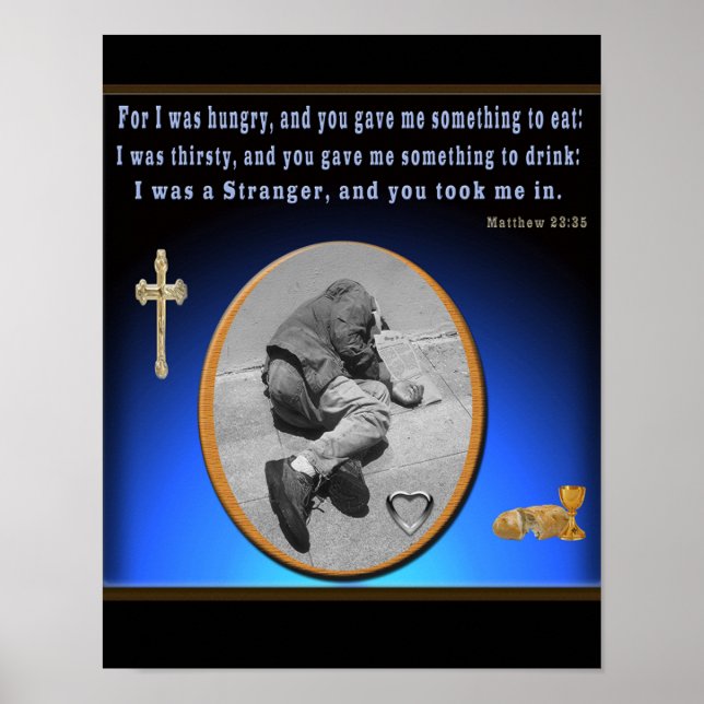 Help the homeless poster (Front)