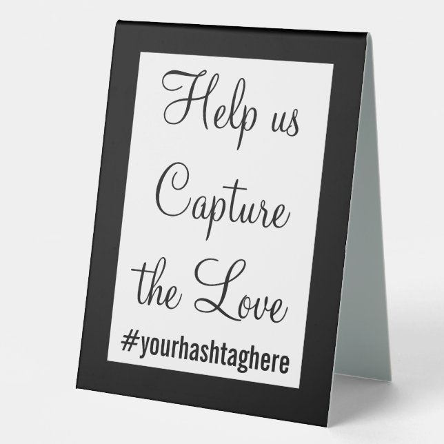Help Us Capture the Love Wedding Social Media (Front)