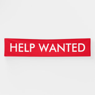 Help wanted customisable red white banner