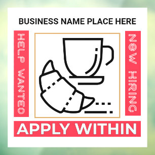Help Wanted Now Hiring Apply Custom 