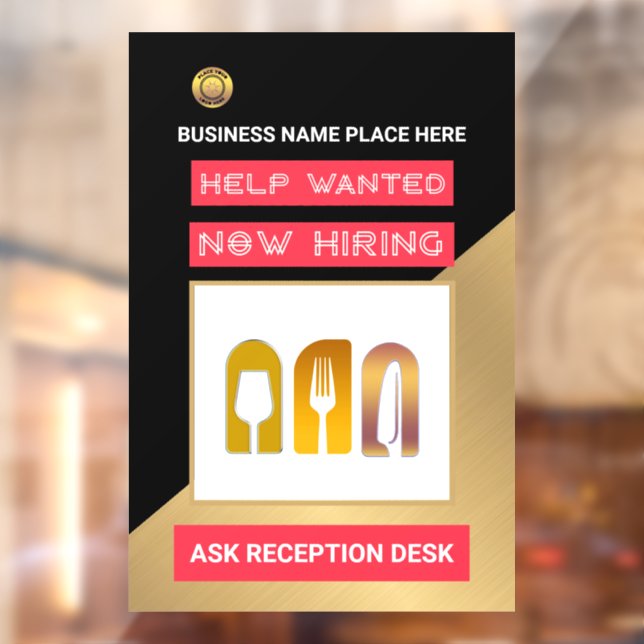 Help Wanted Now Hiring Apply Logo Custom  (Sheet 2)