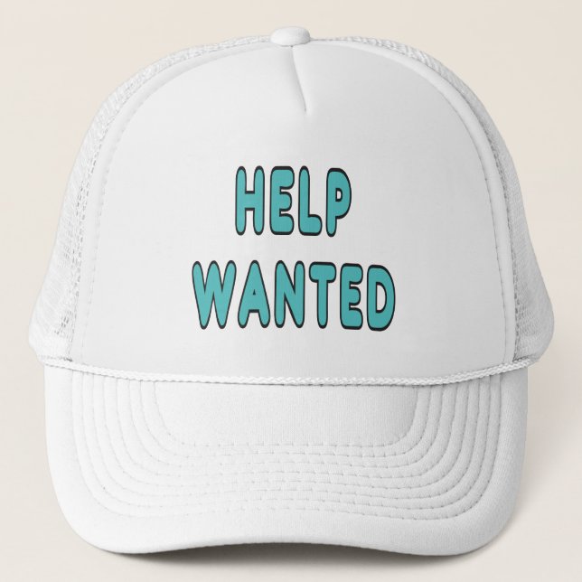 Help Wanted Trucker Hat (Front)